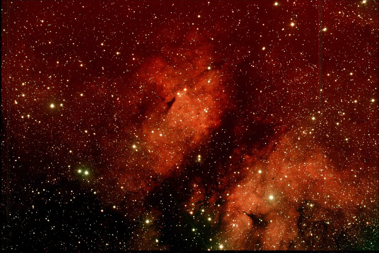 Ic 1318b, the Butterfly 